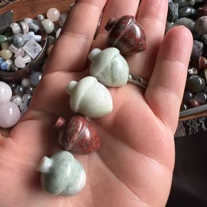 5 Acorn Crystal Bundle